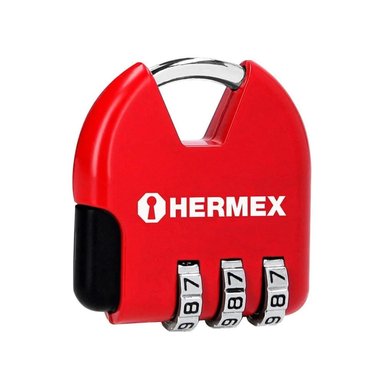 CANDADO MALETA MOCHILA CON CLAVE HERMEX CMA-4C