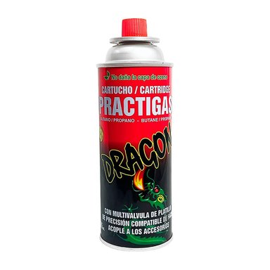 GAS BUTANO PROPANO DRAGÓN CON VÁLVULA UNIVERSAL 485ML