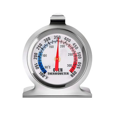 TERMÓMETRO DE ACERO INOXIDABLE PARA HORNO REPOSTERÍA COCINA