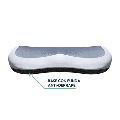 COJÍN COXIS ERGONÓMICO EVOX WR7-G GRIS - 3