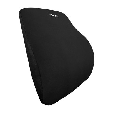 SET DE COJINES ERGONÓMICOS EVOX WR9-B NEGRO LUMBAR Y CERVICAL - 2