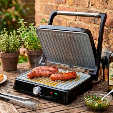 PARRILLA ELÉCTRICA TAURUS ASTERIA II 2000W PARRILLA Y PLANCHA 2 EN 1 - 7