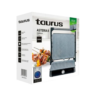 PARRILLA ELÉCTRICA TAURUS ASTERIA II 2000W PARRILLA Y PLANCHA 2 EN 1 - 8