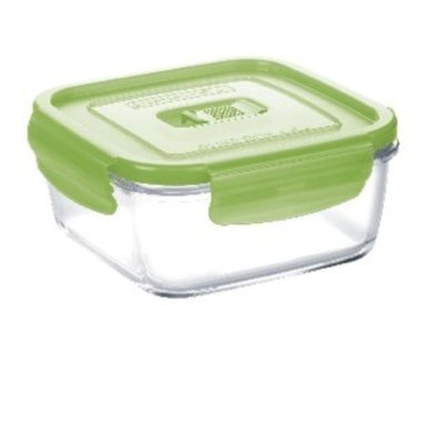TAPER CUADRADO 38 CL PURE BOX ACTIVE C/TAPA GREEN