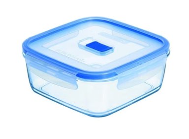 TAPER  CUADRADO 760ML PURE BOX ACTIVE C/TAPA AZUL