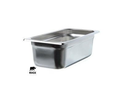 FUENTE RINOX GASTRONORM 1/3 32.5 X 17.6 X 10 CM GN ACERO INOXIDABLE