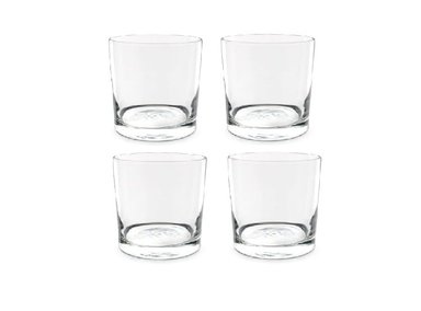 SET 4 PIEZAS  VASOS GLASGOW BAJO 330 ML