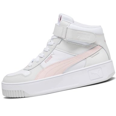ZAPATILLAS PUMA URBANAS BLANCO 392337-04 BOTIN MUJER CARINA STREET MID CUERO