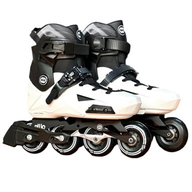 PATINES LINEA 4 RUEDAS OLLIE SK 2 - BLANCO/NEGRO DEL 32-35 YS-Q3-S - 1
