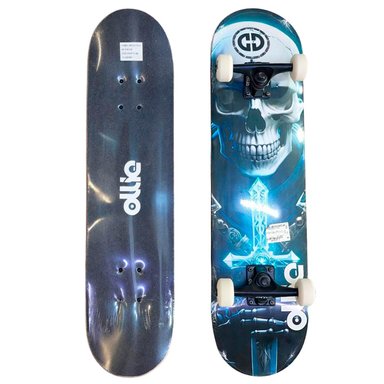 SKATE OLLIE BASIC CABALLERO SKULL - NEGRO OM-3108-C-24 - 2