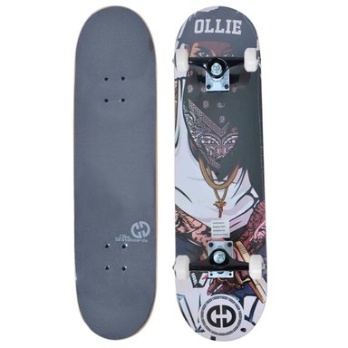 SKATEBOARD OLLIE SEMI PRO 5 BANDALL - NEGRO 20265A - 1