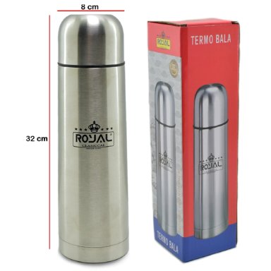 TERMO VALERIA SA BALA 1 LT ESTANDAR ACERO INOXIDABLE