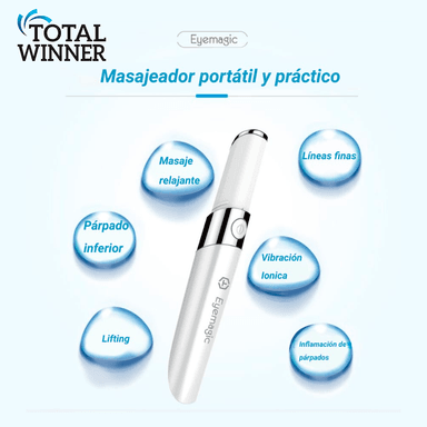 MASAJEADOR CONTORNO DE OJOS LABIOS ELIMINA ARRUGAS OJERAS FATIGA OCULAR - 3