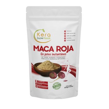 SUPLEMENTO KERA SUPERFOODS MACA ROJA POLVO 500 GR