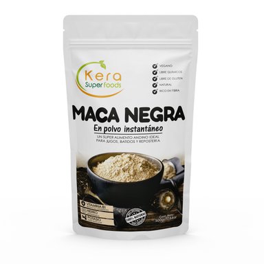 SUPLEMENTO KERA SUPERFOODS MACA NEGRA POLVO 500 GR