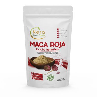 SUPLEMENTO KERA SUPERFOODS MACA ROJA POLVO 1 KG