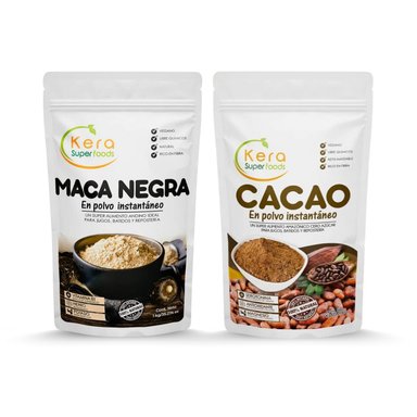 PACK KERA SUPERFOODS MACA NEGRA + CACAO 1KG