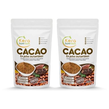 PACK KERA SUPERFOODS CACAO EN POLVO 1KG X 2