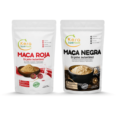PACK KERA SUPERFOODS MACA ROJA Y NEGRA 1KG
