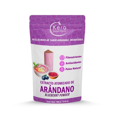 ARANDANO EN POLVO KERA SUPERFOODS ATOMIZADO 100GR
