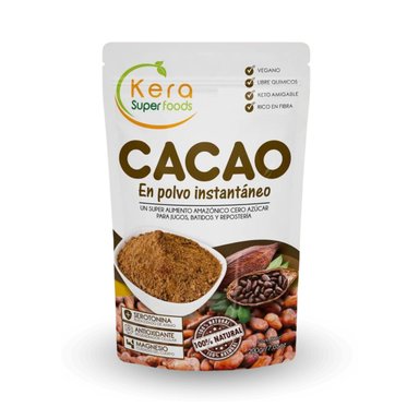 CACAO EN POLVO 200GR - KERA SUPERFOODS