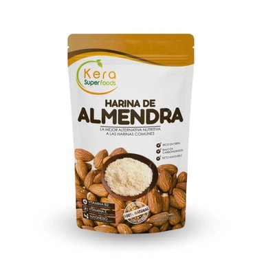 HARINA DE ALMENDRA SIN PIEL 200GR - KERA SUPERFOODS