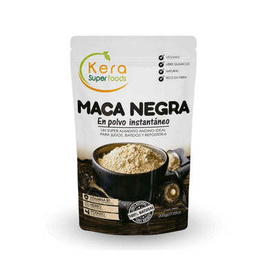 MACA NEGRA EN POLVO 200KG - KERA SUPERFOOS