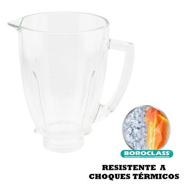 VASO OSTER 124461-000-000 LICUADORAS VIDRIO REFRACTARIO REPUESTO - 1