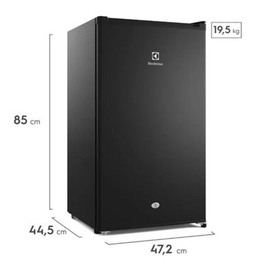 FRIGOBAR ELECTROLUX 90L ERD090G2HWB NEGRO - 3