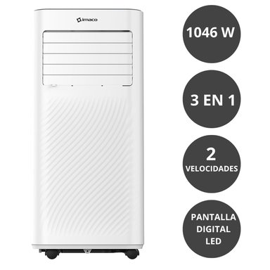 AIRE ACONDICIONADO PORTÁTIL IMACO AC9010G 1046W 2 VELOCIDADES