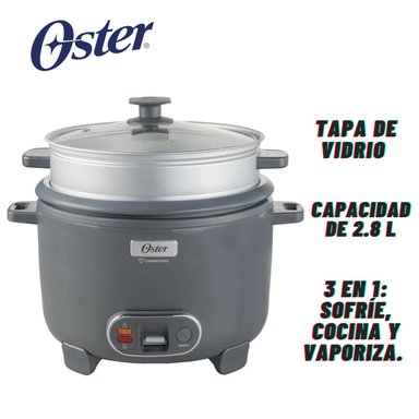 OLLA ARROCERA OSTER CKSTRC15DFSKE 2,8 LITROS VAPORERA FUNCIÓN DE SOFRITO