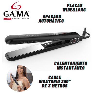 PLANCHA PARA CABELLO GAMA G-EVO ULTRA HEAT BECHS0000001212 BI-VOLT
