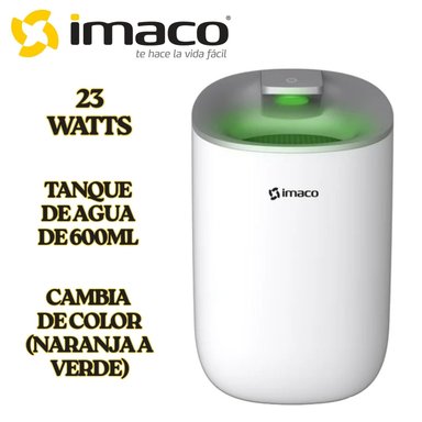 DESHUMEDECEDOR IMACO DHM200 TANQUE 600ML IDEAL CLOSET