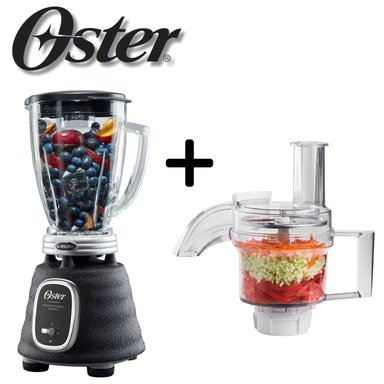 LICUADORA OSTER PRO BLSTBPST + ACCESORIO CORTA PICA MEZCLA CORTA EN RODAJAS Y RALLA