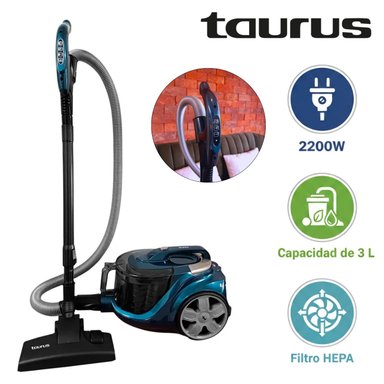 ASPIRADORA CON TANQUE TAURUS MEGANE III CON PANTALLA DIGITAL