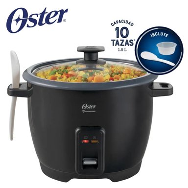 ARROCERA OSTER CKSTRCB10DFBLK DE 1,8 LITROS + TAZA MEDIDORA Y CUCHARA