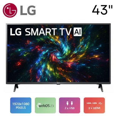 TELEVISOR SMART LG 43LR6000PSA  43 PULG FULL HD THINQ AI