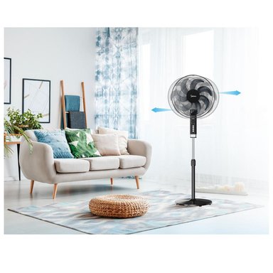 VENTILADOR CON TEMPORIZADOR 120 MIN MIDEA MFA164MB CON AIRE AMPLIFICADO 7 ASPAS - 7