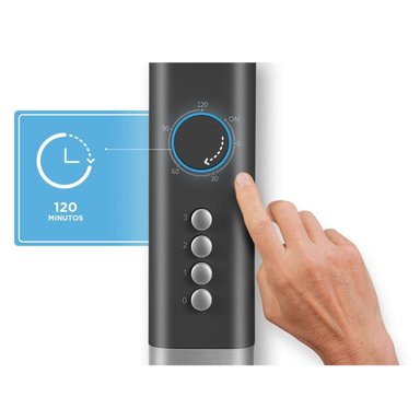 VENTILADOR MIDEA MFA 164MB CON TEMPORIZADOR 120 MIN 16 PULG, 7 ASPAS - 5