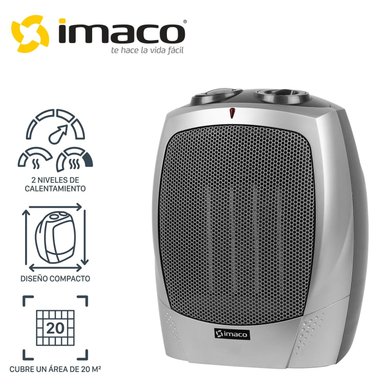TERMOVENTILADOR IMACO ITC3181 PORTÁTIL CERÁMICO 1800 WATTS - 1