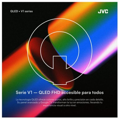 TELEVISOR JVC LT-43KM4584N 43” SMART QLED FULL HD GOOGLE TV - 4