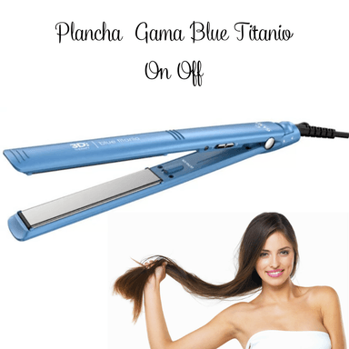 PLANCHA ALISADORA GAMA BLUE TITANIO 3D THERAPY ULTRA ION - 2