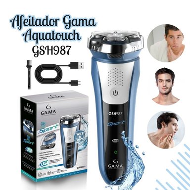 AFEITADOR GAMA GSH987 INALANBRICA AQUATOUCH