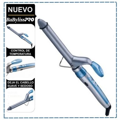 RIZADOR DE CABELLO BABYLISS PRO BABNT75SPE NANO TITANIUM 3/4" 19MM 401°F - 2