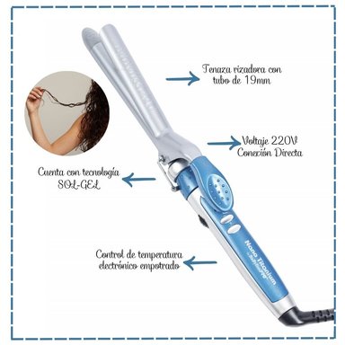 RIZADOR DE CABELLO BABYLISS PRO BABNT75SPE NANO TITANIUM 3/4" 19MM 401°F - 3