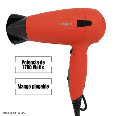 SECADORA CABELLO SIEGEN SG3012C03 CERAMIC + TOURMALINE 1700W - 4