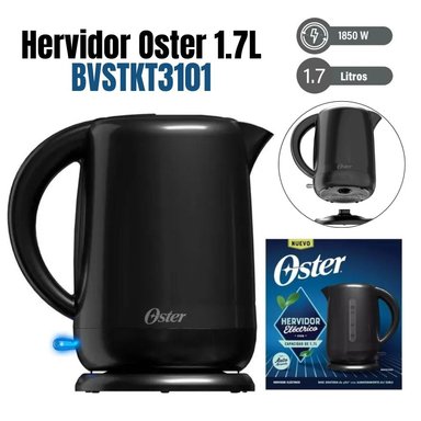 HERVIDOR ELÉCTRICO OSTER BVSTKT3101 1.7 LITROS NEGRO