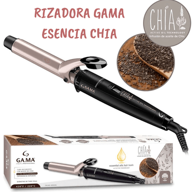 RIZADOR DE CABELLO GAMA BECCG0000000290 ESENCUA CHIA 25MM