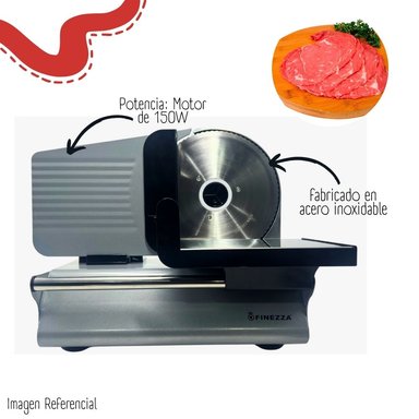 REBANADORA DE ALIMENTOS FINEZZA 150 WATTS FZ-106RA - 2