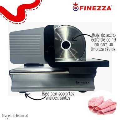 REBANADORA DE ALIMENTOS FINEZZA 150 WATTS FZ-106RA - 3